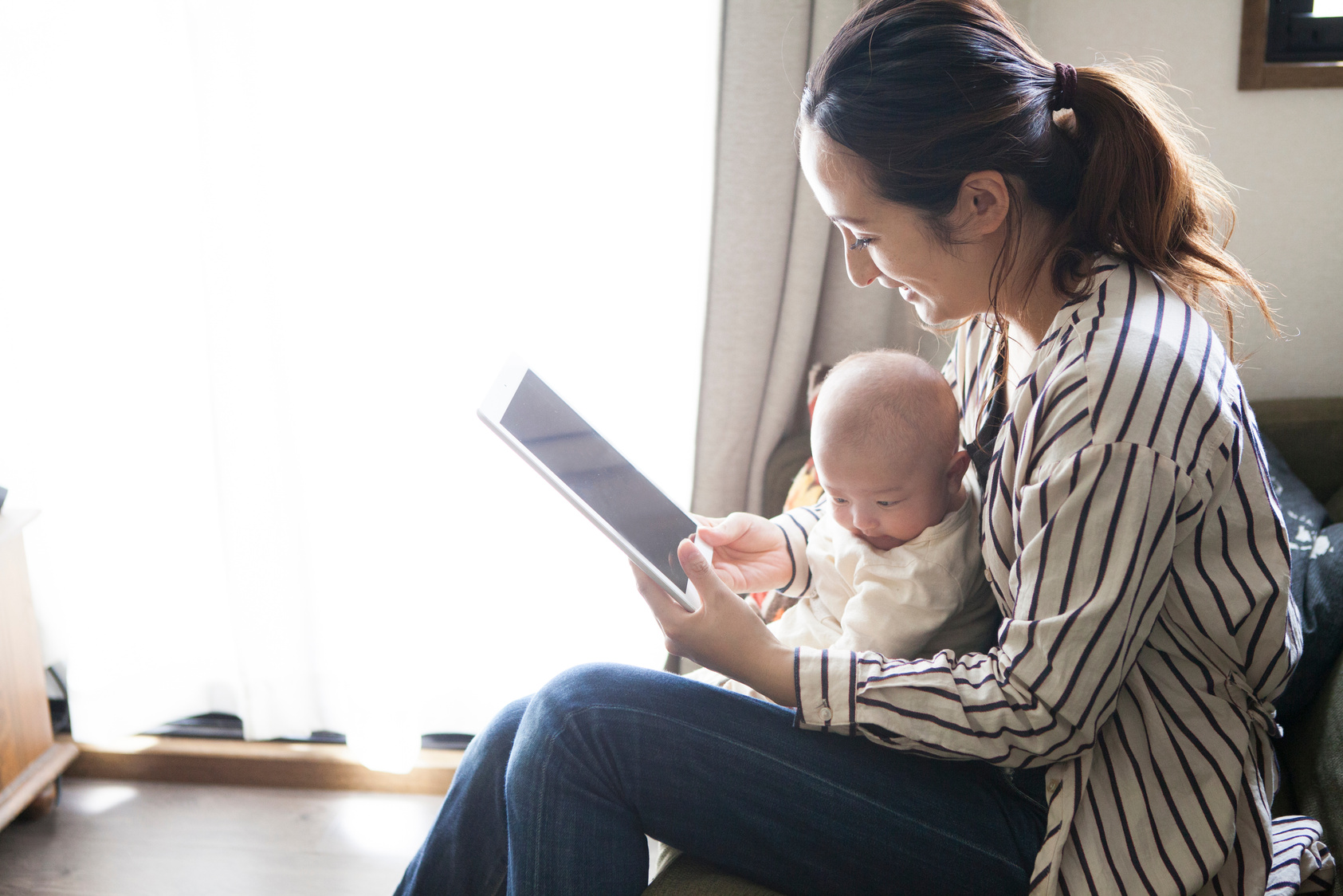 Childcare and tablets.